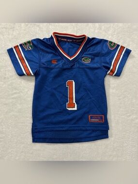UF University of Florida Gators #1 Football Jersey Youth Size XS / 4T
